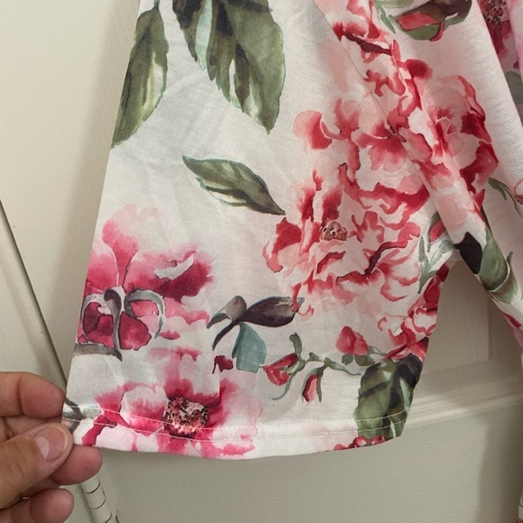 Show me your MuMu Floral Robe One Size - Picture 8 of 8